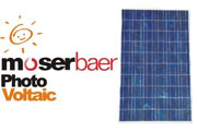 Moser Baer Solar Panel Installation